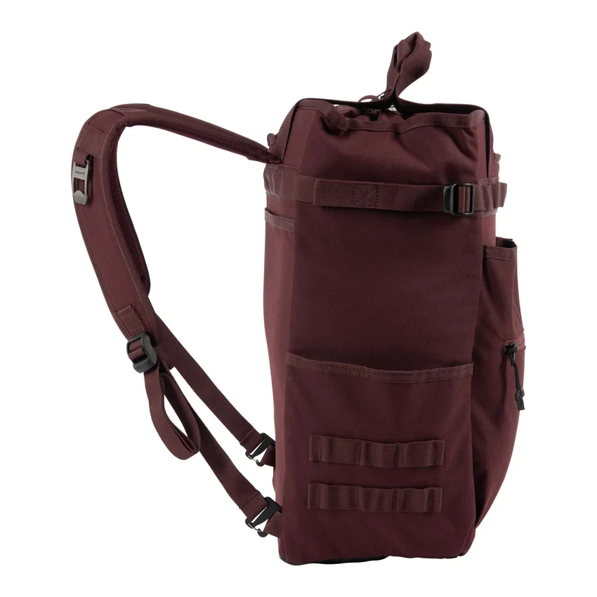 28L Nylon Cinch-Top Convertible Tote Backpack