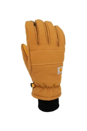 Insulated Duck/Synthetic Leather Knit Cuff Glove