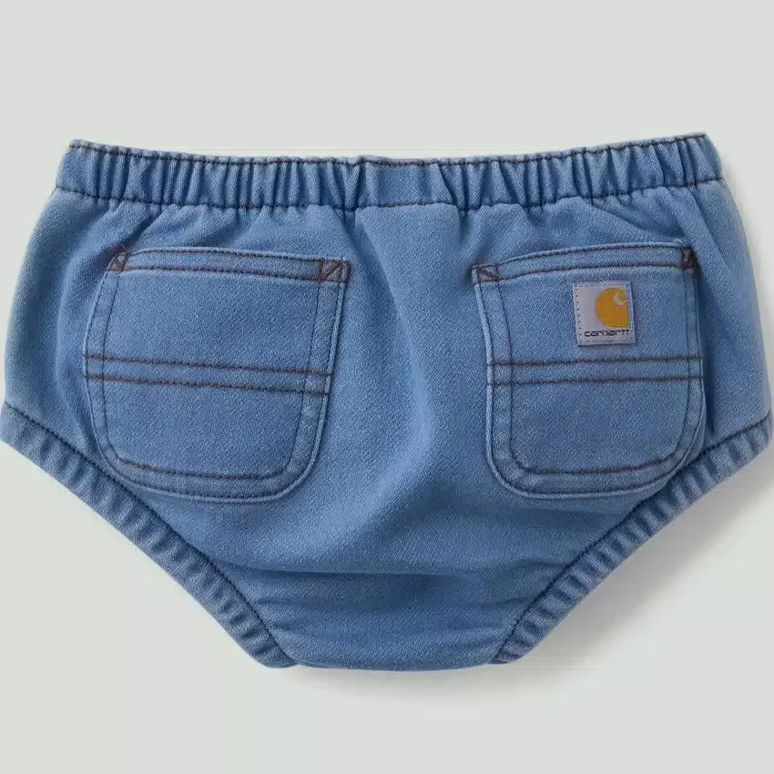 Kids' Elastic Waistband Rugged Flex™ Denim Diaper Cover (Baby)