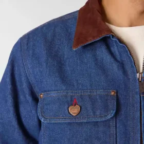Men’s Crafted Series Denim Sherpa Lined Chore Coat