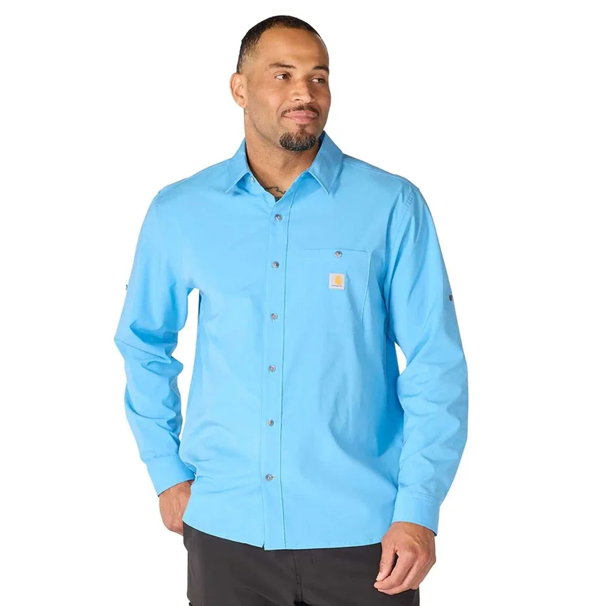 Men's Force Sun Defender™ Woven Relaxed Fit Long Sleeve Shirt - Sun Protection Shirts