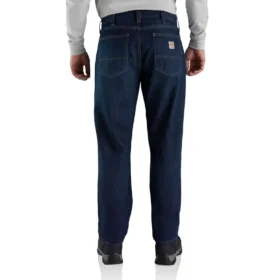 Men’s Fr Relaxed Fit Straight Leg Rugged Flex™ Jeans – Flame Resistant Jeans