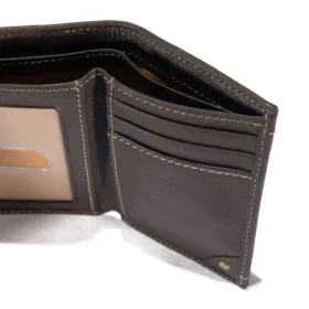 Milled Pebble Trifold Wallet