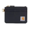 Nylon Duck Zippered Card Keeper Wallet