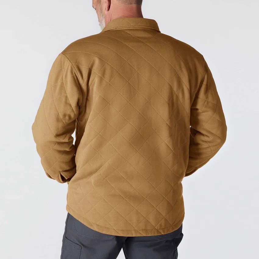Rain Defender® Loose Fit Heavyweight Quilted Snap Front Shirt Jac