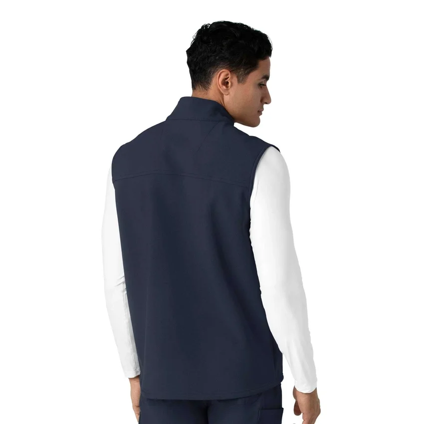 Rugged Flex® Men's Bonded Fleece Scrub Vest