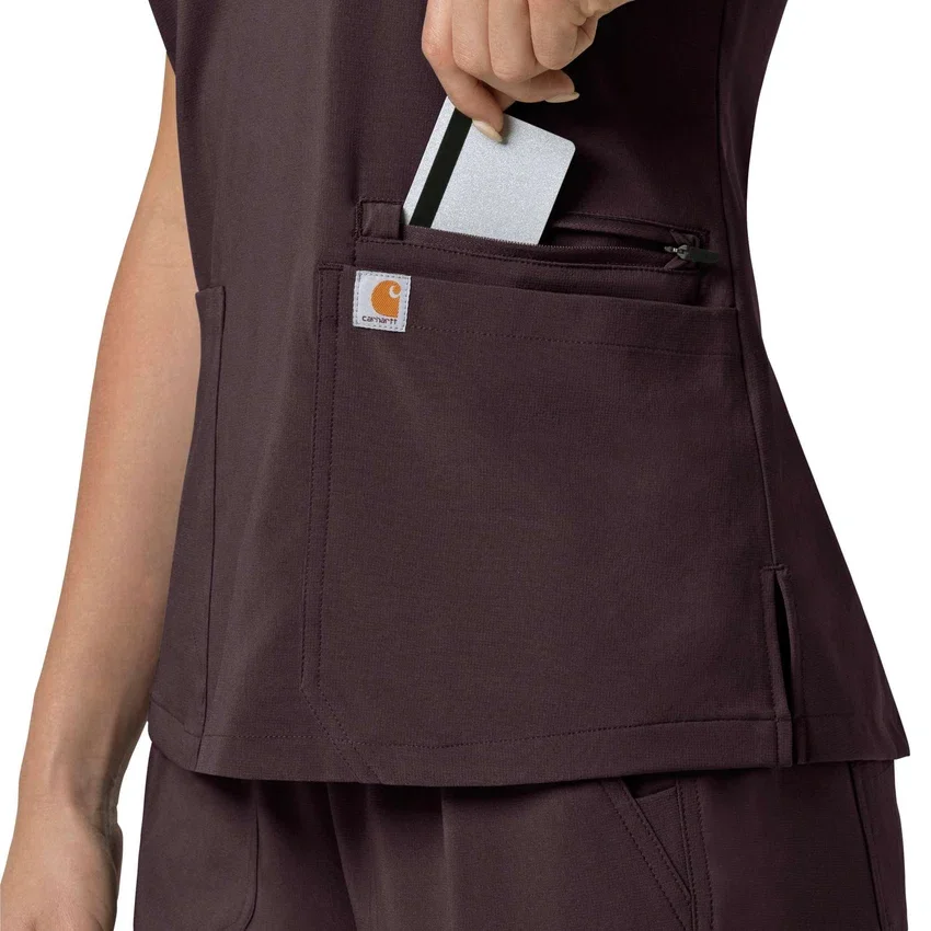 Women's Force Cross-Flex Flex Panel V-Neck Scrub Top