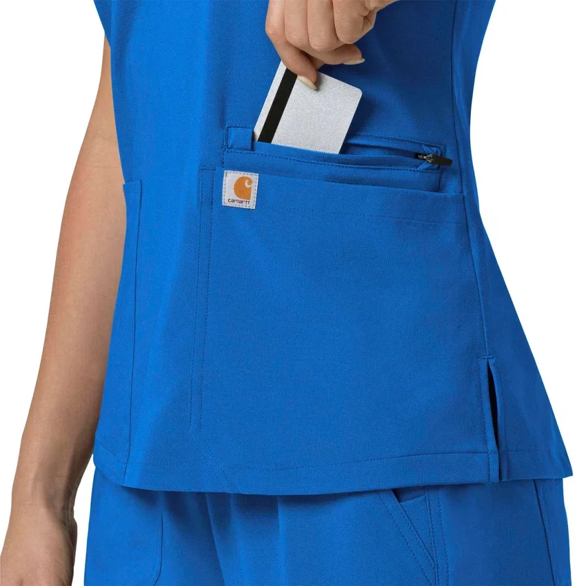 Women's Force Cross-Flex Flex Panel V-Neck Scrub Top
