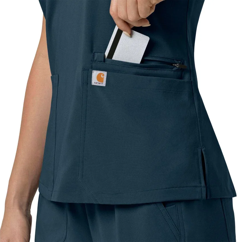 Women's Force Cross-Flex Flex Panel V-Neck Scrub Top