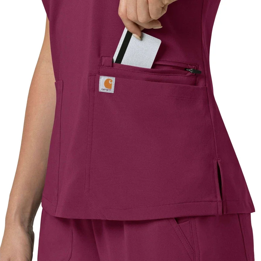 Women's Force Cross-Flex Flex Panel V-Neck Scrub Top