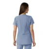 Women's Force Essentials Notch Neck Tunic Knit Panel Scrub Top