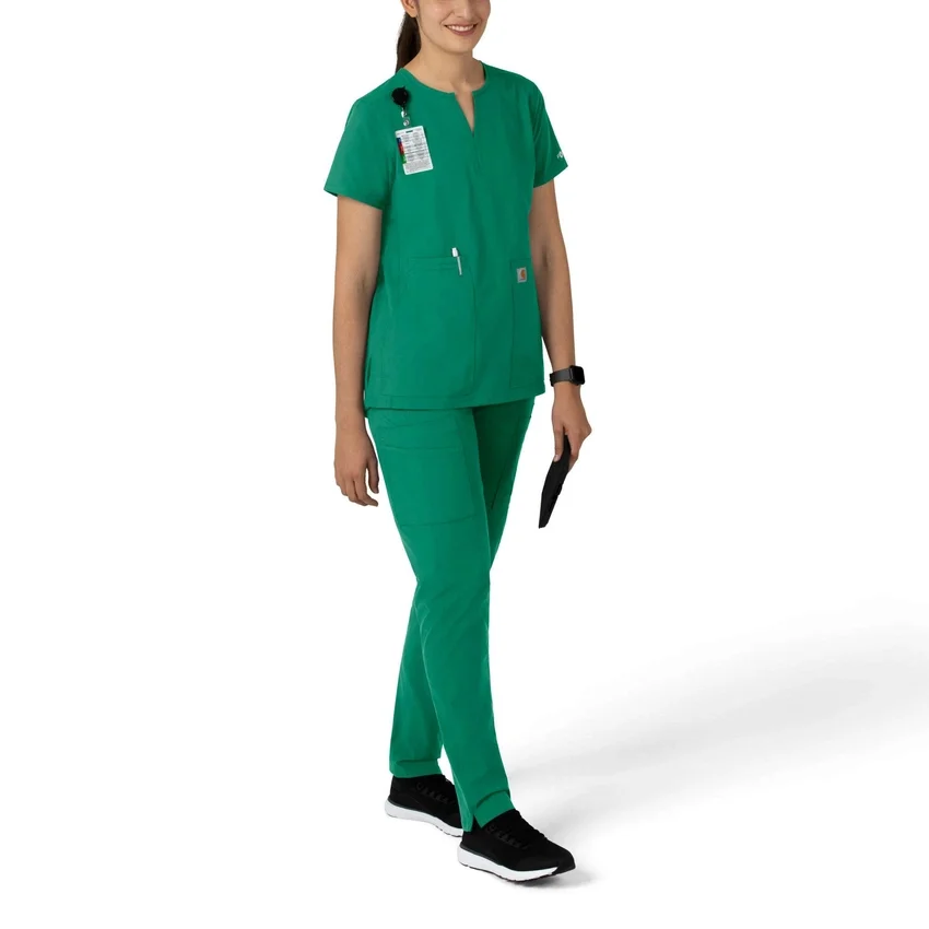 Women's Force Essentials Notch Neck Tunic Scrub Top