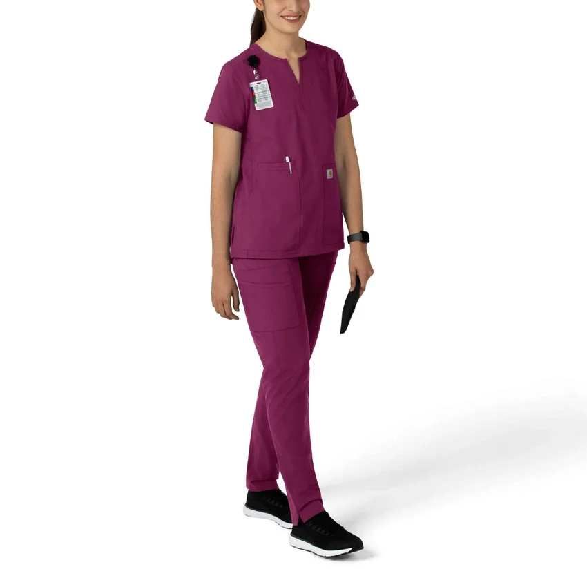 Women's Force Essentials Notch Neck Tunic Scrub Top