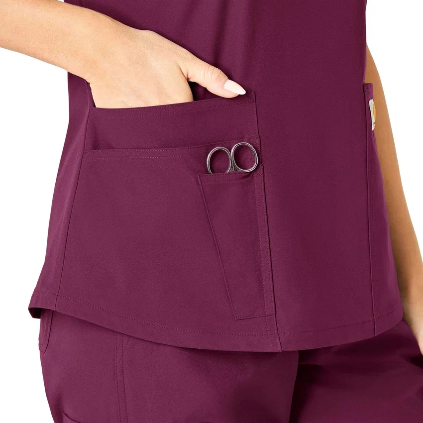 Women's Force Essentials V-Neck Scrub Top