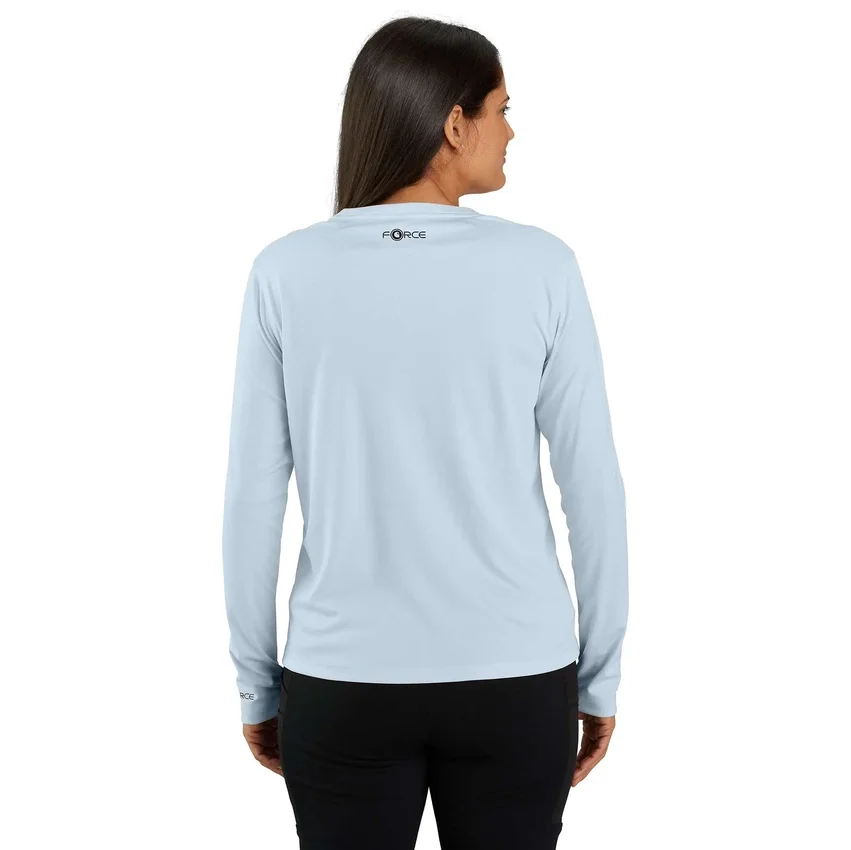 Women's Force Sun Defender Upf 50+ Lightweight Long Sleeve T-Shirt - Sun Protection Shirts