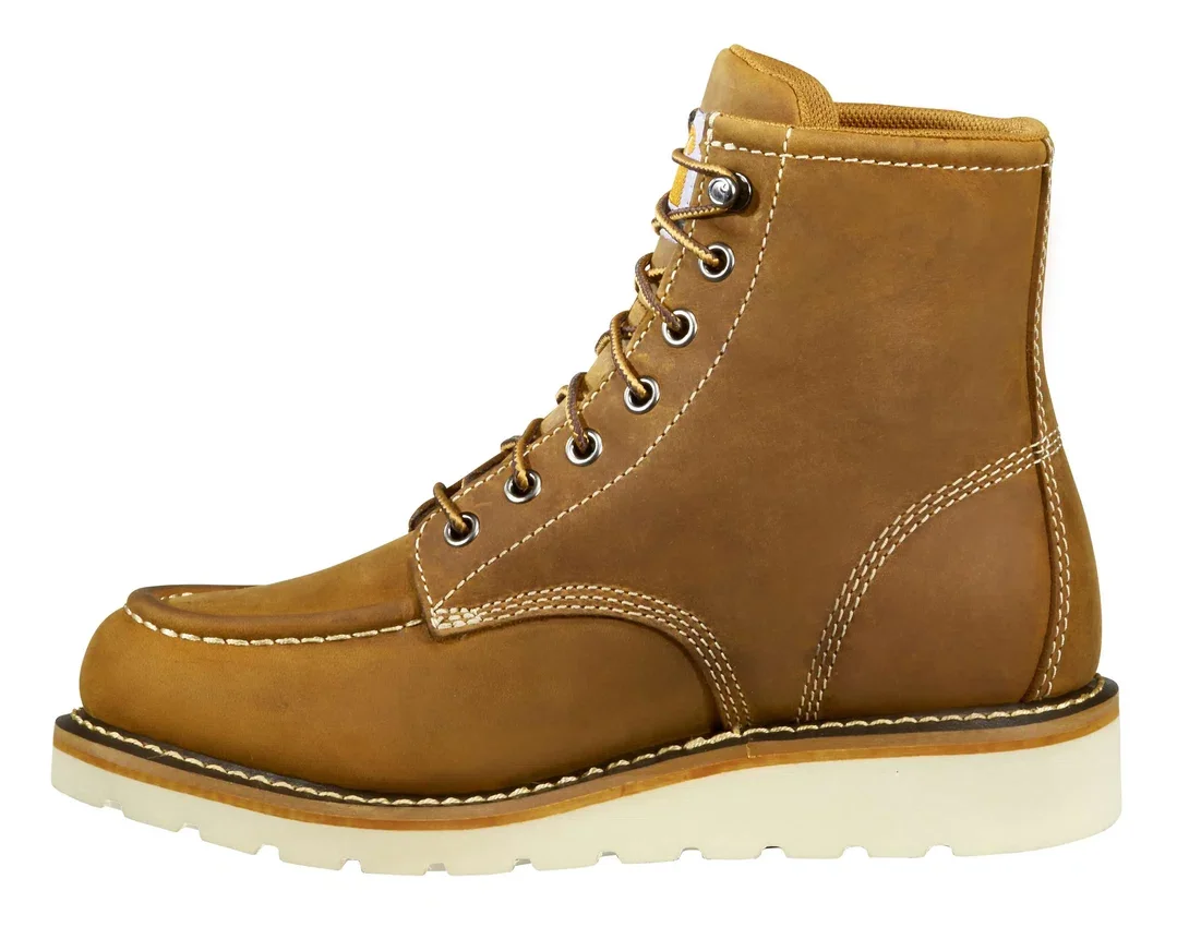 Women's Waterproof 6" Moc Steel Toe Wedge Work Boot